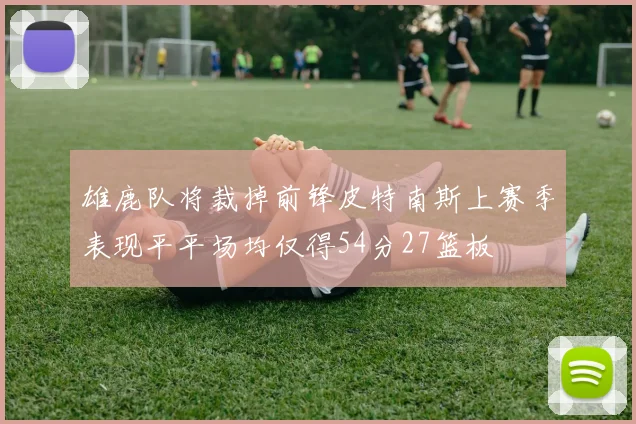 雄鹿队将裁掉前锋皮特南斯上赛季表现平平场均仅得54分27篮板