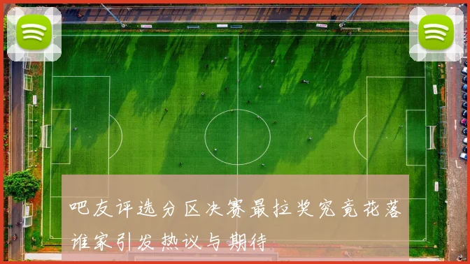 吧友评选分区决赛最拉奖究竟花落谁家引发热议与期待