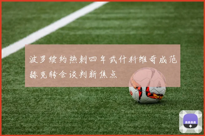 波罗续约热刺四年武什科维奇成范赫克转会谈判新焦点